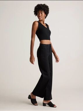 Quince Bella Stretch Wide Leg Jeans